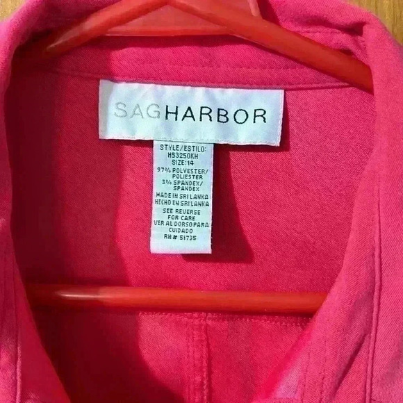 2/$10 sag Harbour blouse size 14 - Picture 2 of 4